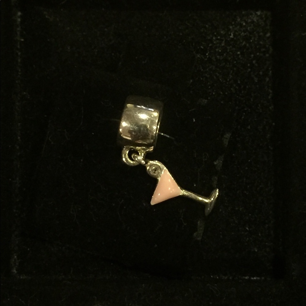 New Silver Martini Story Bead